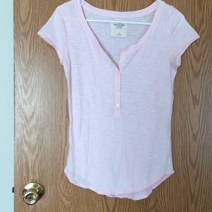 Abercrombie button up tee